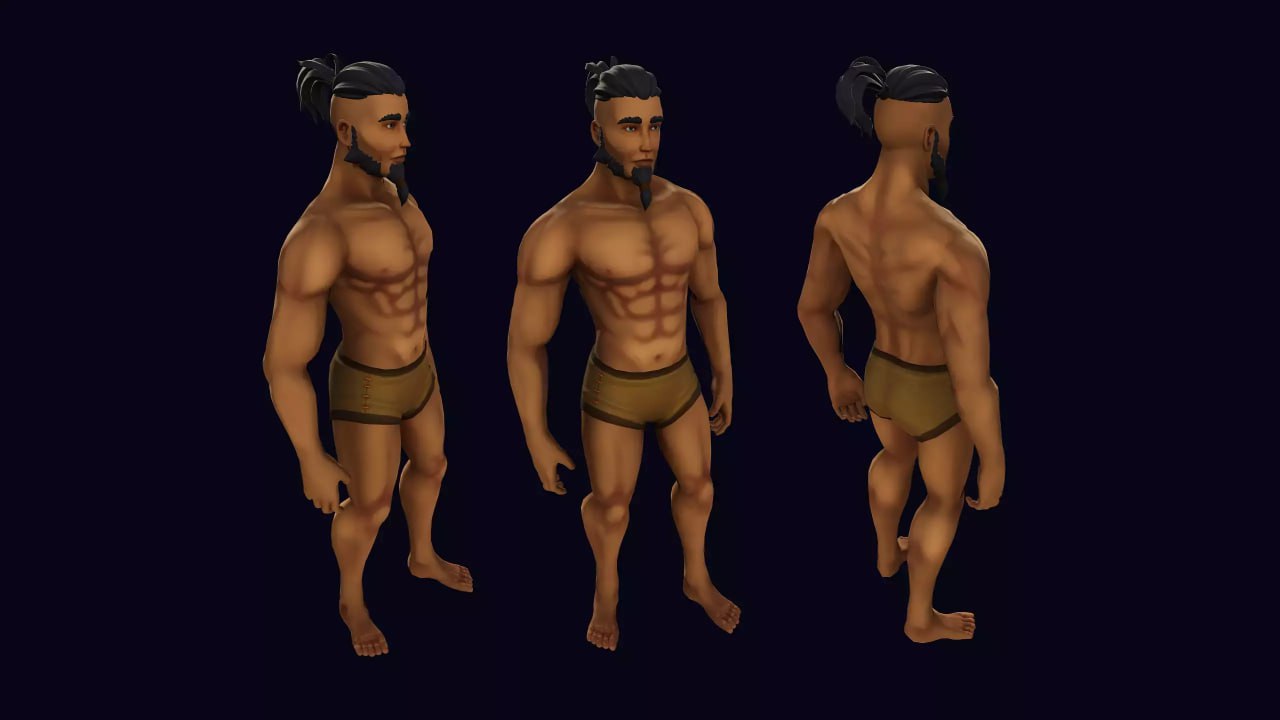 Modular Character - Fantasy RPG Human Male📱 - изображение 2